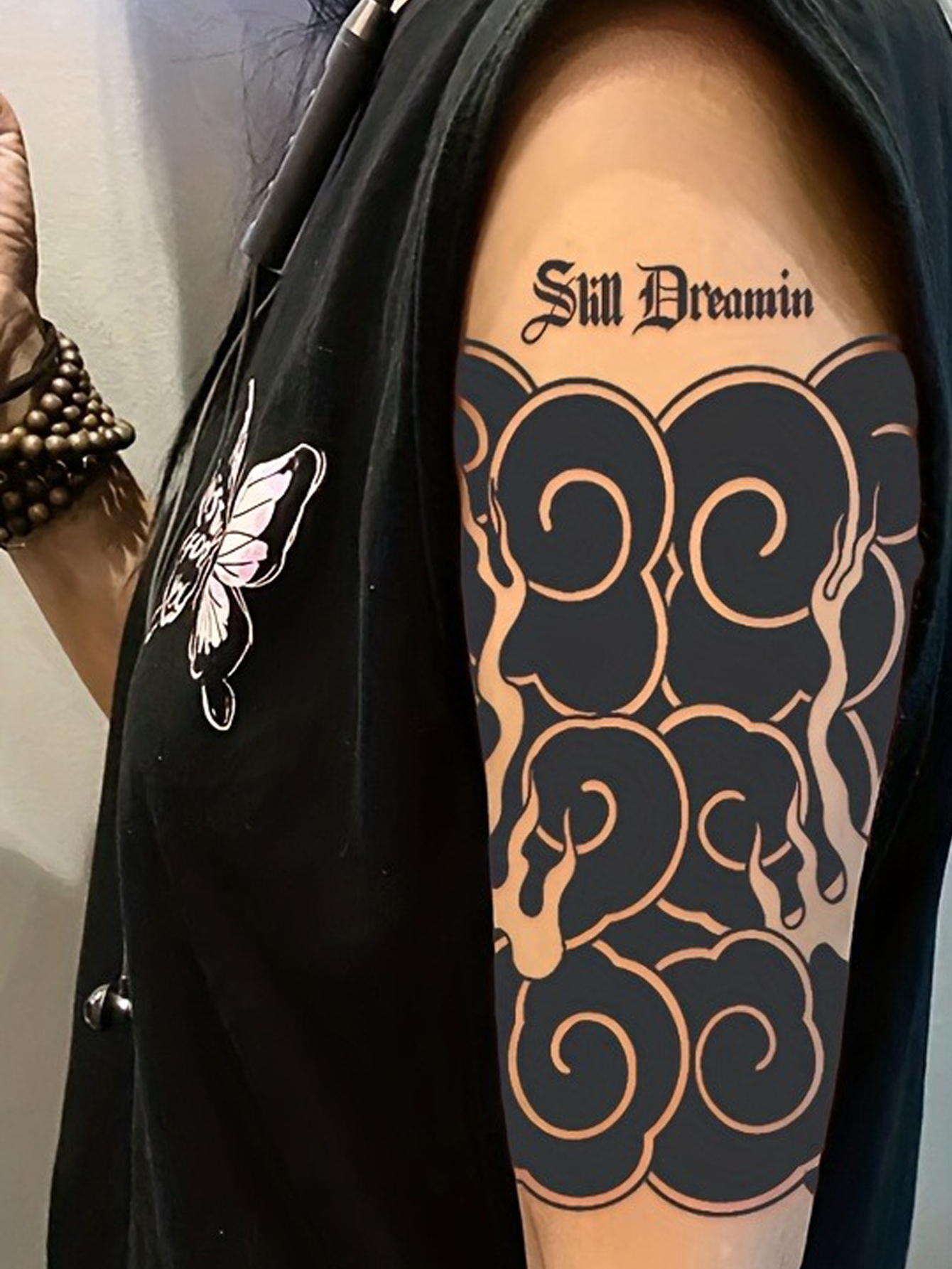 Unique Style Arm Tattoo Sticker